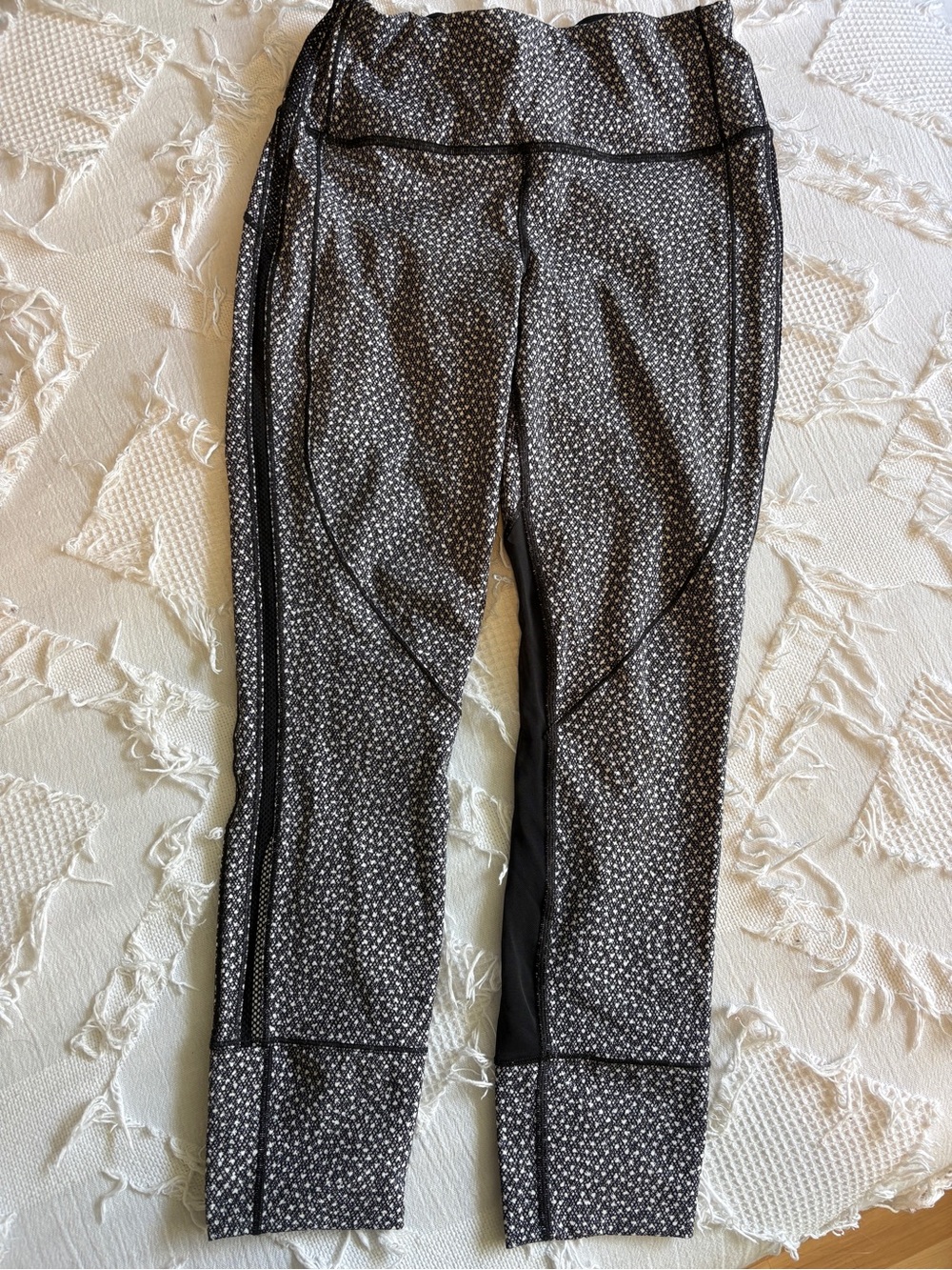 lululemon athletica Black & White Speckled Leggings
